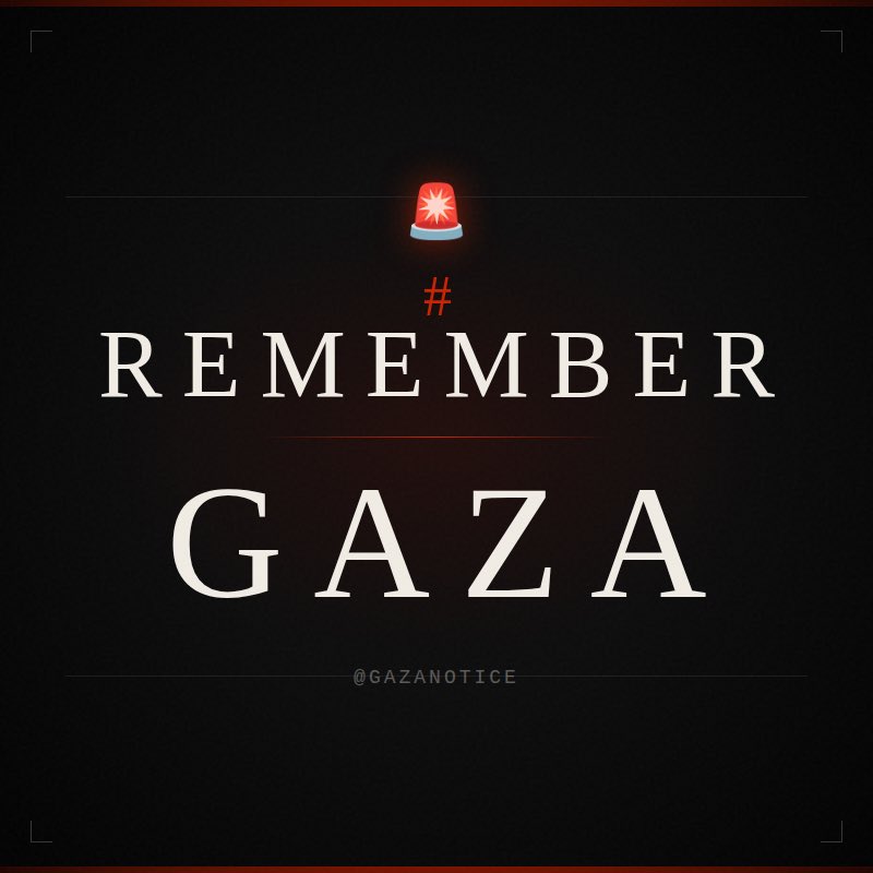 Gaza Notifications tweet media