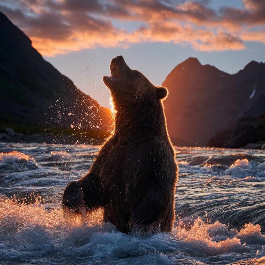 Midjourney v8 > ours et zone polaire