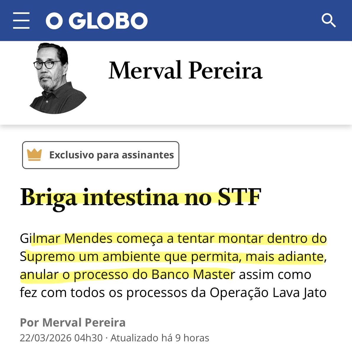 Tali_Mito22's tweet photo. Caramba ein, quer dizer que o Decano articula pra anular futuramente os processos do Master⁉️

Que coisa né, vamos fingir surpresa‼️ https://t.co/LRyIJfCDOr