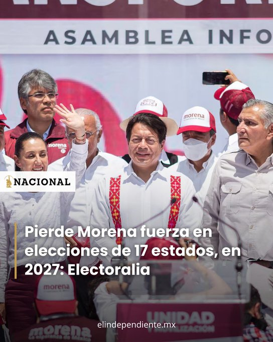Ni un voto a Morena en 2027.
RT si contamos contigo.