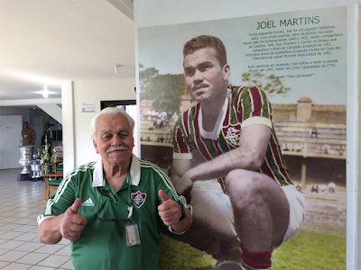 Morreu na segunda-feira, aos 95 anos, Joel de Souza Martins, ponta-esquerda do Fluminense campeão carioca de 1951. 

Foi reserva no Mundial de 1952 e totalizou 19 gols em 59 jogos com A Camisa.

Descanse em paz, Joel! 🙏

O currículo de Joel com A Camisa: jornalheiros.blogspot.com/2026/03/joel-d…