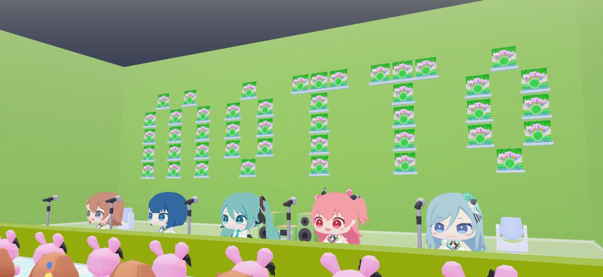 初めまして！セカイお邪魔させていただきました🙇‍♀️
これ！あれですよね？！？
気づいた時声出ました！ww
ライブ会場もめちゃかわいかったです😆︎