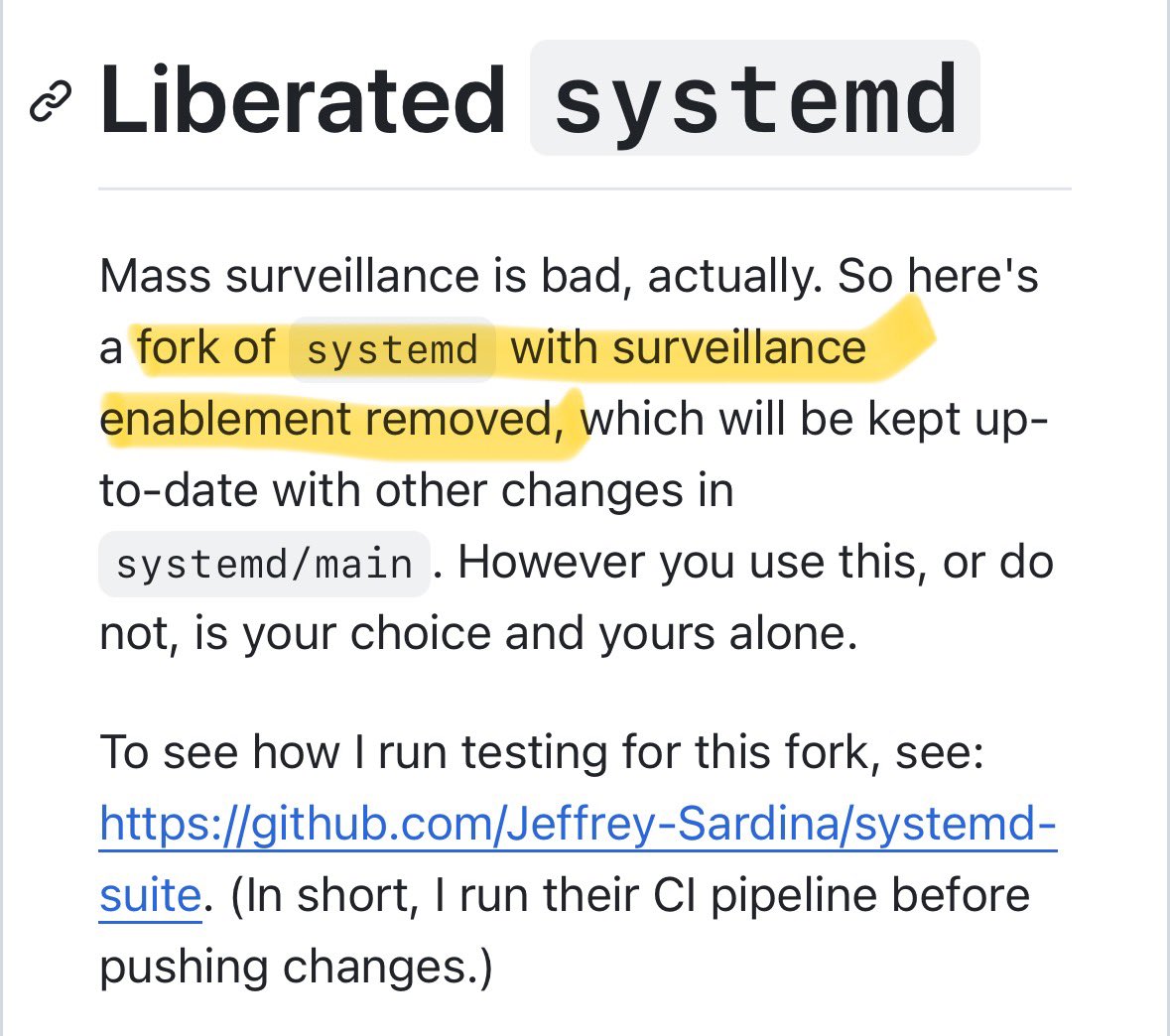 The Lunduke Journal tweet media