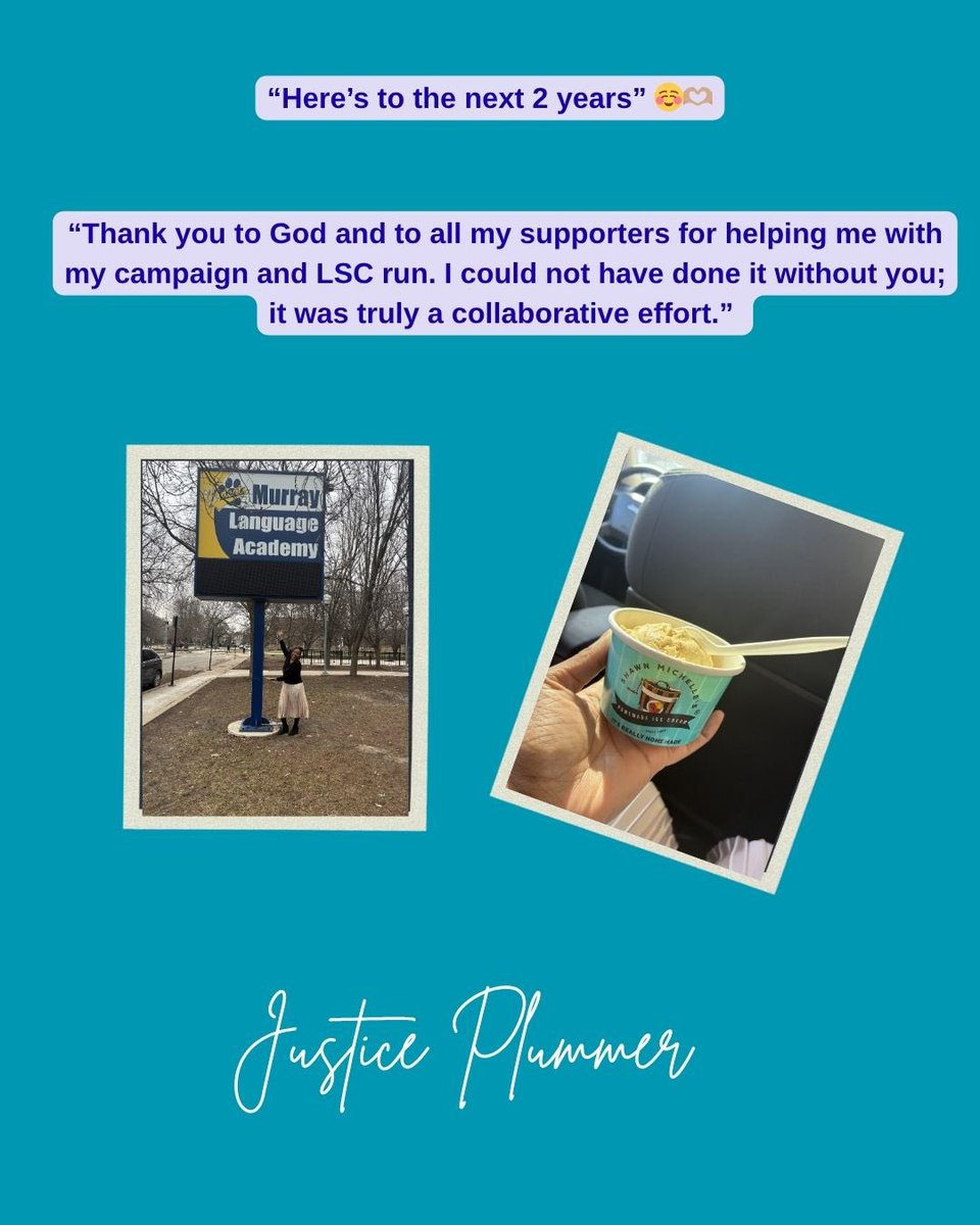 JusticePlummer's tweet image. I WON again ☺️🙌🏽 Like Common said, “My destination is constant elevation” Here is to the next two years of LSC!! 👐🏽👐🏽 #chicago #reelected
