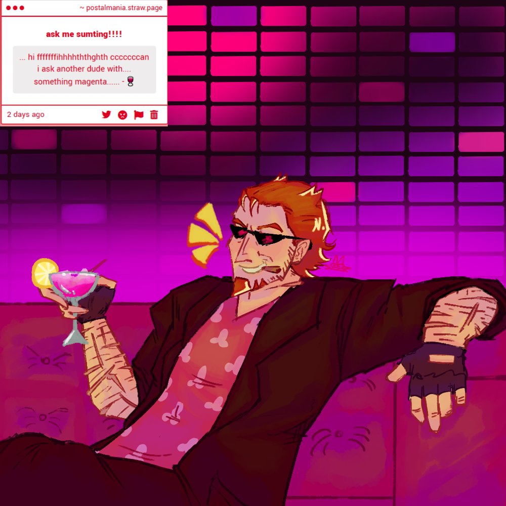 Faithlessloops's tweet photo. i think his fav color is magenta

#postaltwt #postaldude #otherdude #postalbd https://t.co/QVTSc1YuAT