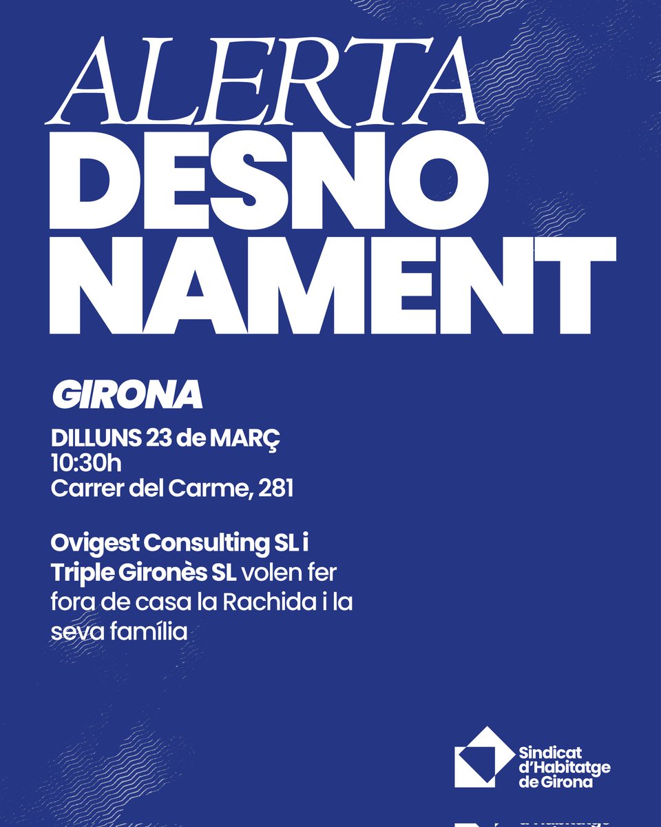 Sindicat d’Habitatge de Girona tweet media