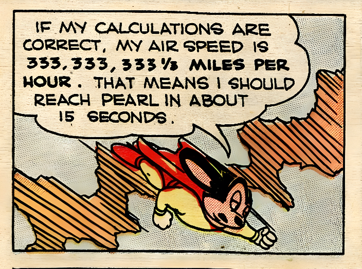 IntoWeird's tweet photo. Mighty Mouse - Math Genius! #dailypanelofWEIRD https://t.co/NrklS5Cwlm