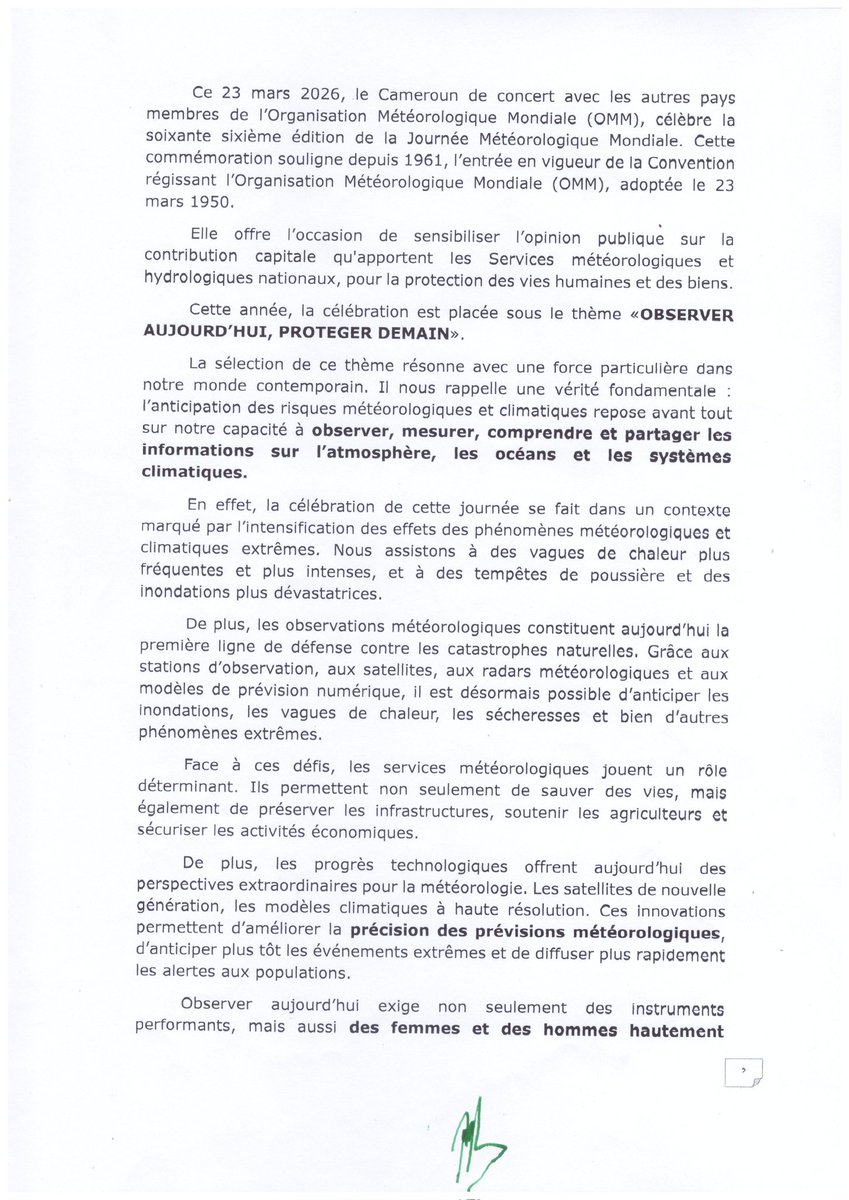 Ministère des Transports du Cameroun tweet media