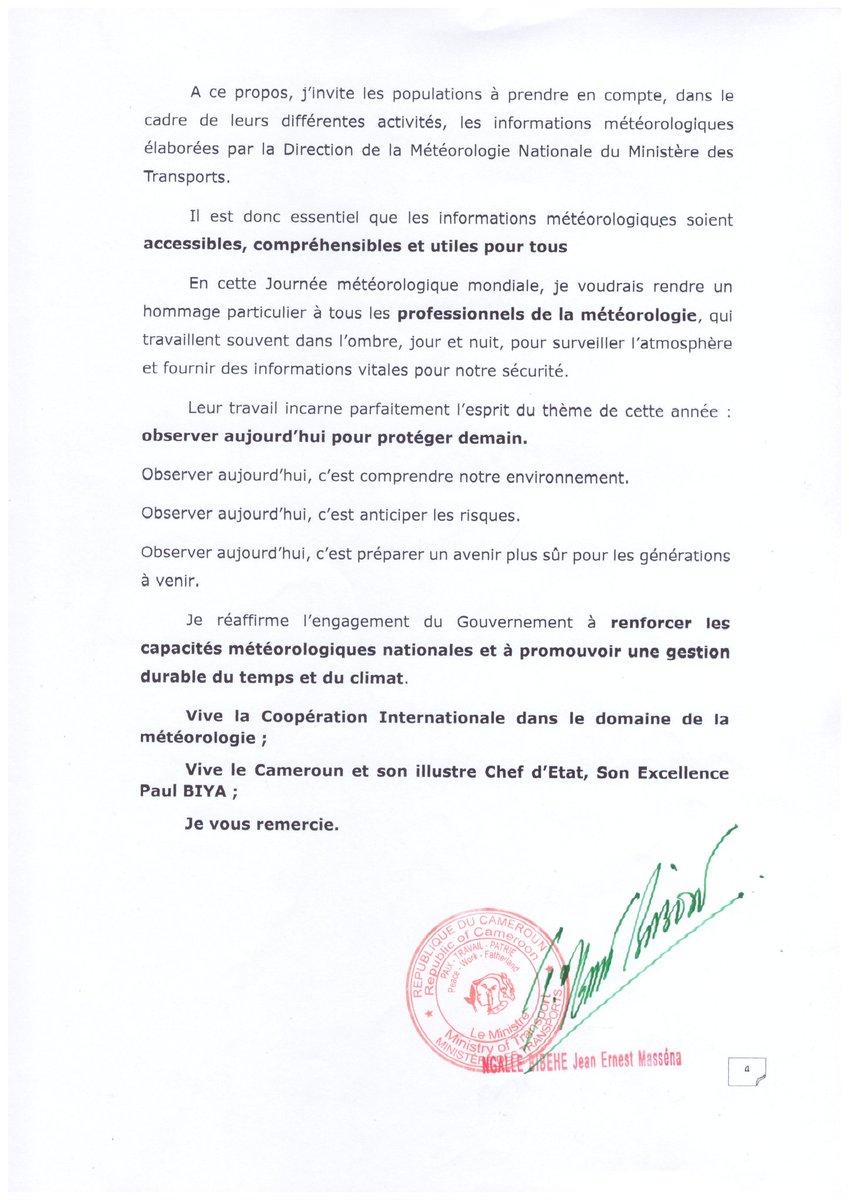 Ministère des Transports du Cameroun tweet media