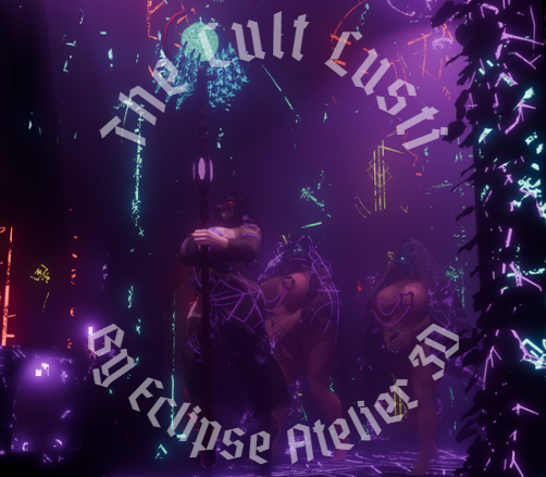 EclipseAtel3d's tweet photo. First Proper  preview of the Cult Lusti, The Bishop in the front is leading the Acolytes to the room of the Advent of Lust. What do you think the story is??  
Comment Below!!

#3dartwork #NSFWart #b3d #fantasyart #Goth https://t.co/e0eNqvarWb