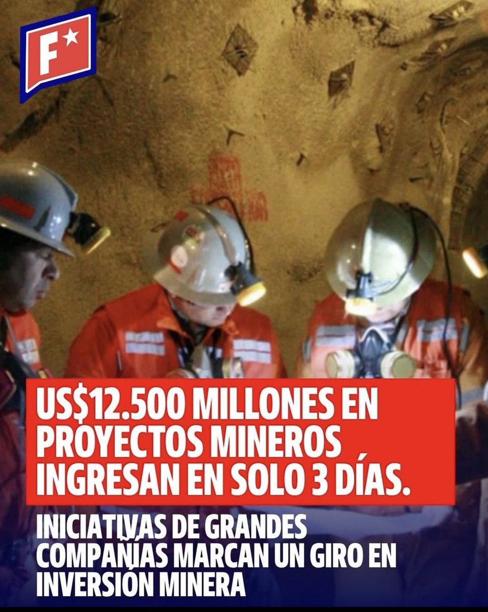 Se fue Boric y empiezan a llegar las grandes inversiones extranjeras a Chile 🇨🇱 ! 
Si hay Confianza y Estabilidad con Autoridades que creen en la generación de riqueza por el sector privado , Chile 🇨🇱 volverá a crecer !