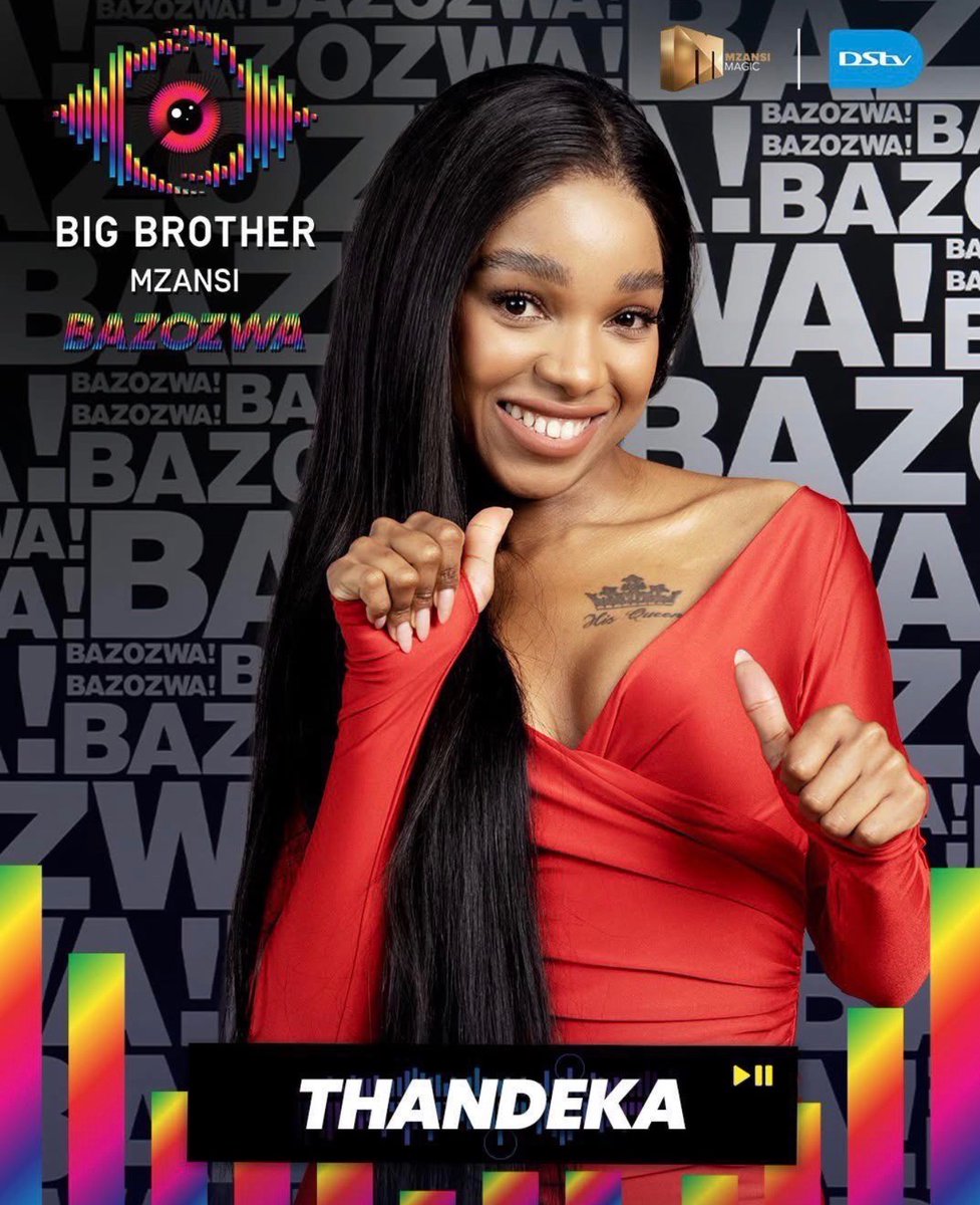 Naelwee's tweet photo. Here’s the TOP 2. 

Who’s leaving with 2M tonight? Thandeka or Liema?
 #BBMzansiS6 #Bazozwa https://t.co/uFVgpK1ttf