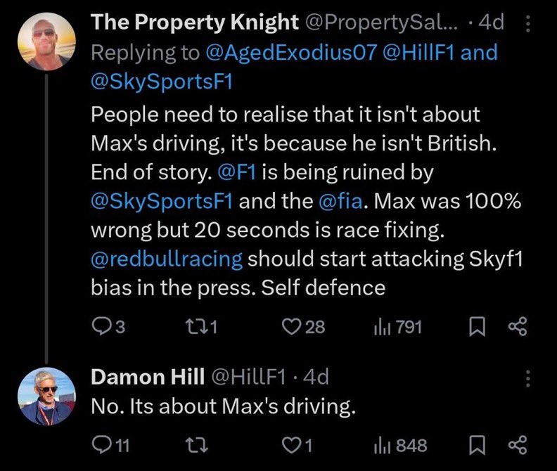 Torque_is_Cheap's tweet photo. Damon Hill drops truth bomb. https://t.co/ZtjQ7AwqMm