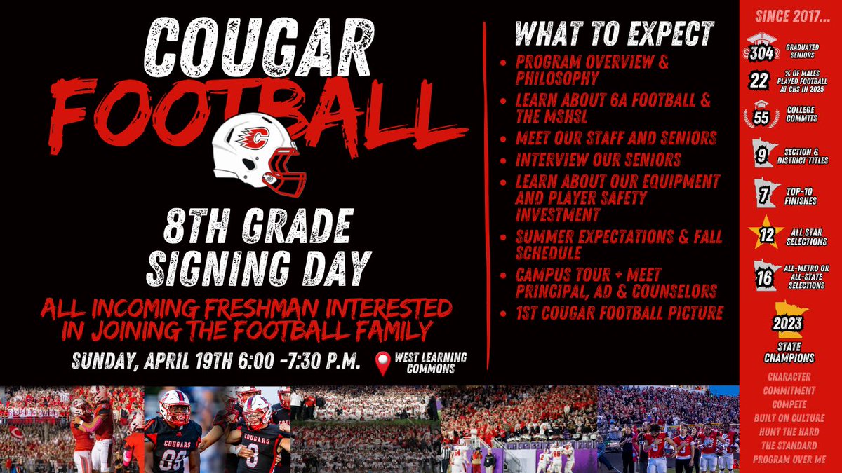 Centennial Cougar Football tweet media