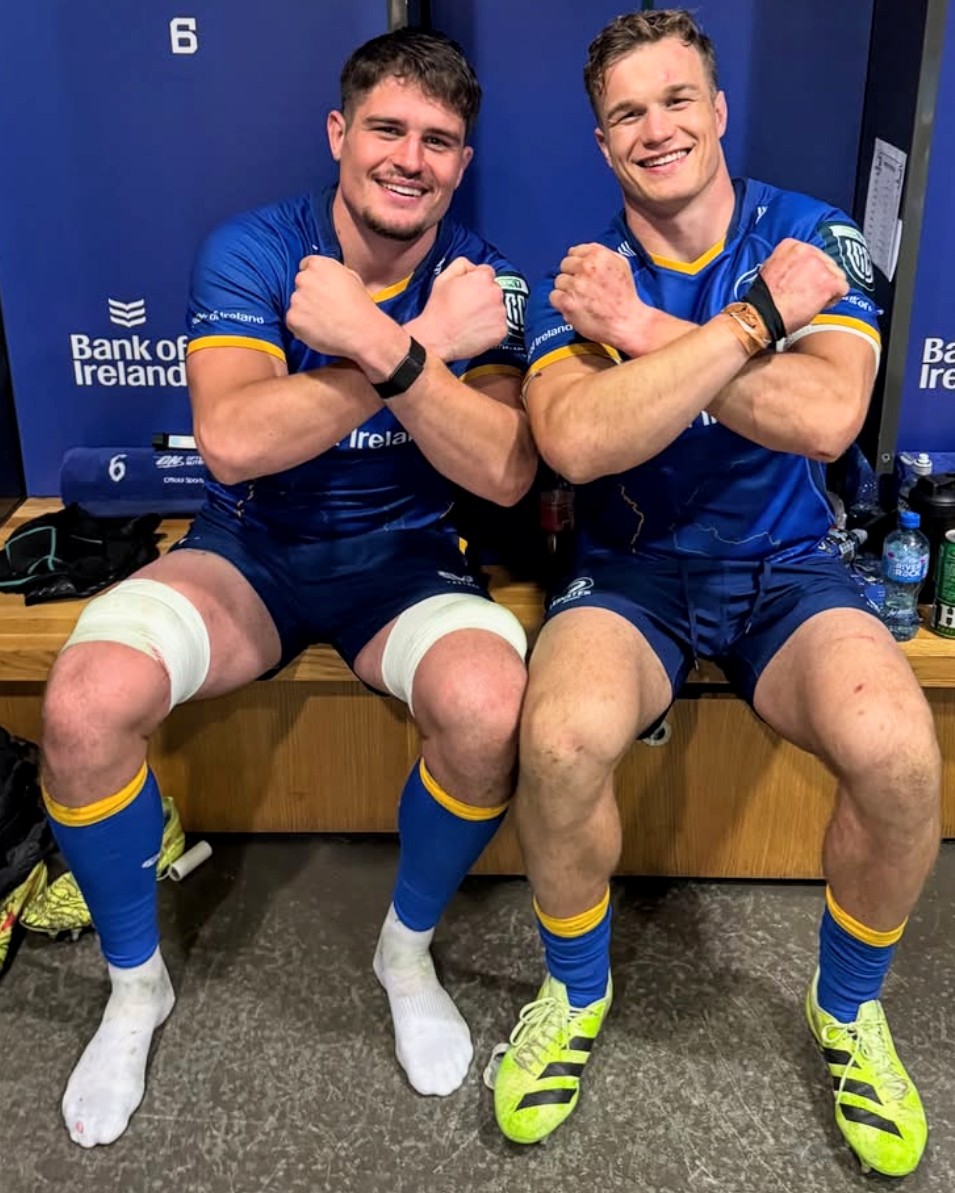 Alex Soroka &amp; Josh van der Flier, Leinster Rugby