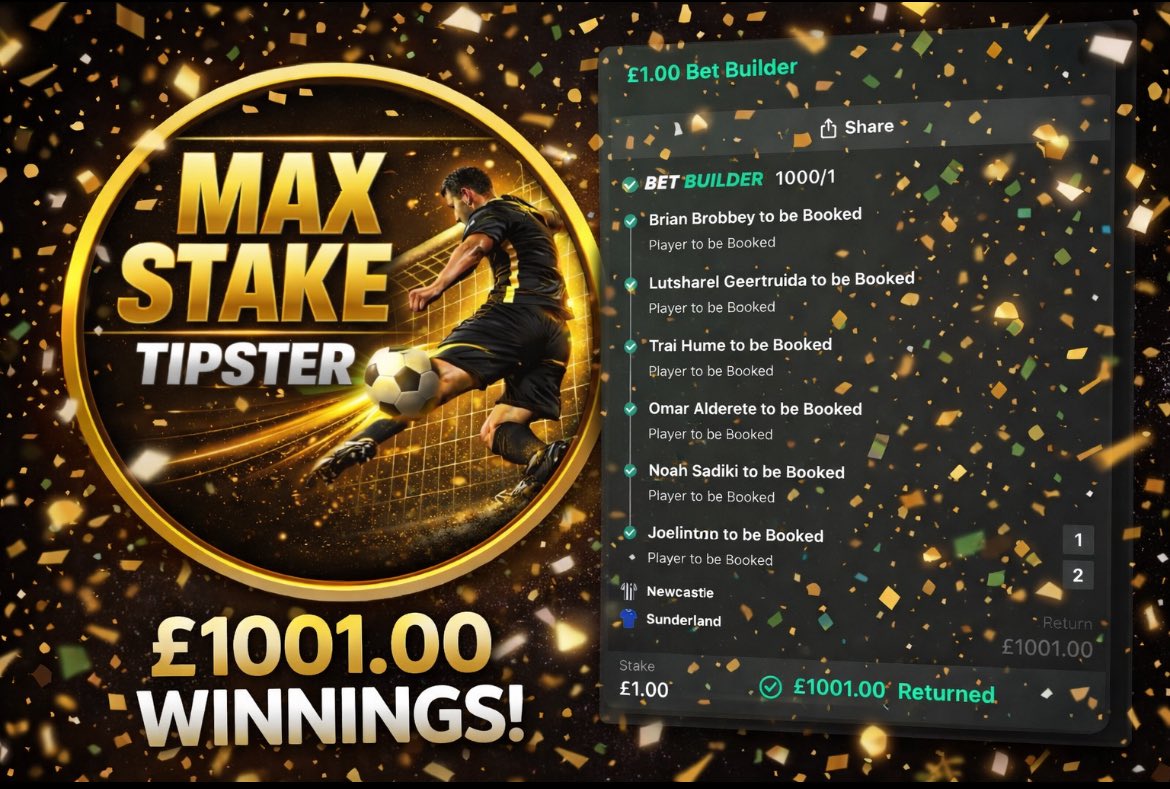 Max Stake Tipster 👥 tweet media