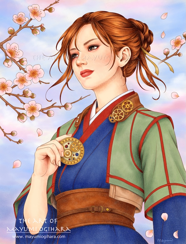 New digital painting "Petals and Precision"
.
Colouring page set available:
Web shop - mayumiogihara.com
Etsy - mayumiogihara.etsy.com
.
#mayumiogihara #digitalart #coloringpages #coloringtherapy #coloring #steampunk #plumblossom #cherryblossom #clipstudiopaint