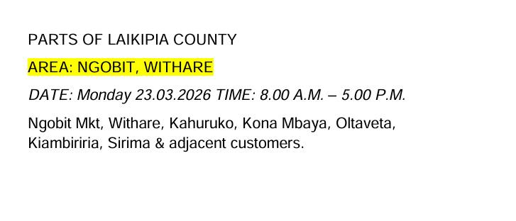 Kenya Power tweet media