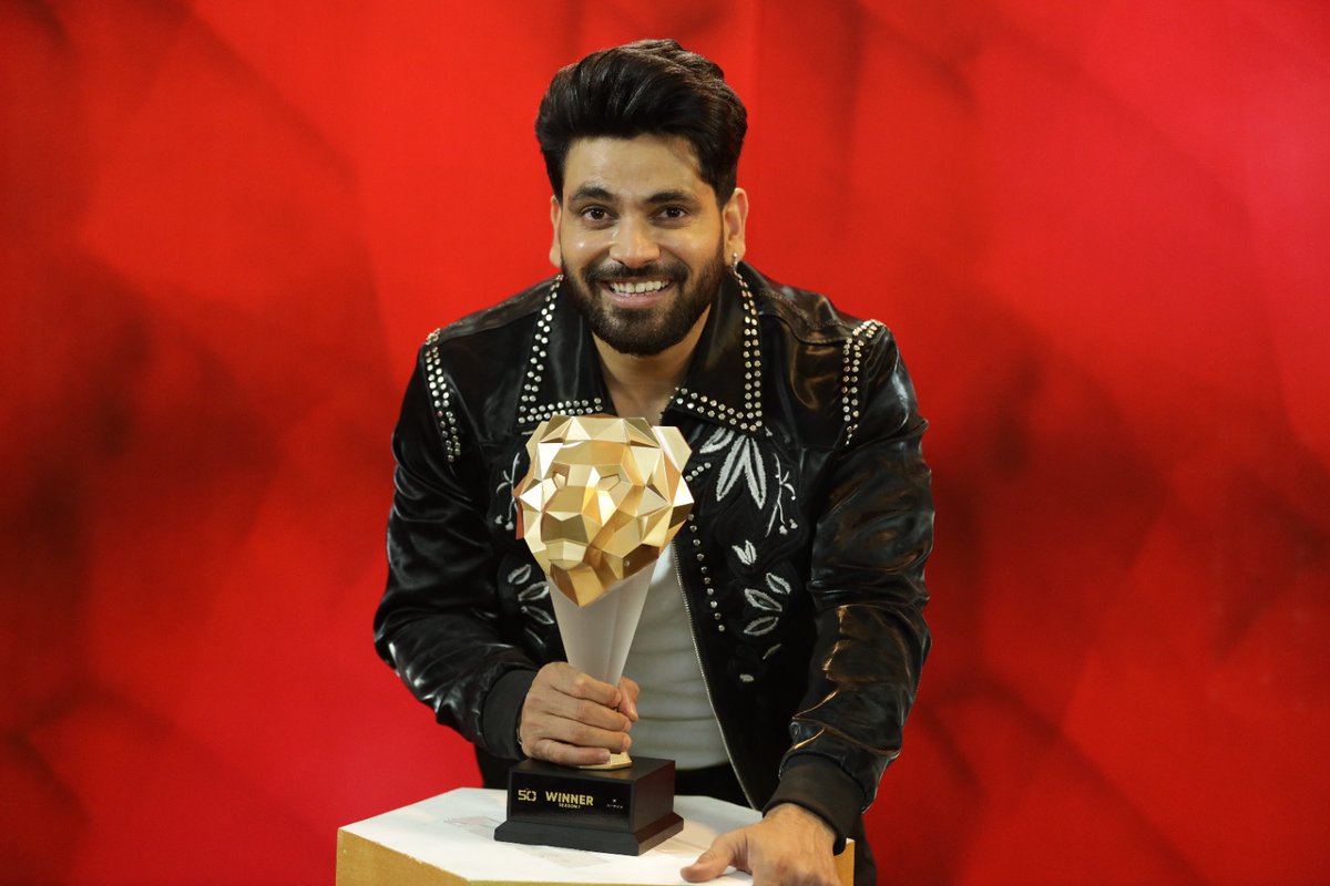 khushalJ3's tweet photo. Congratulations, Shiv Thakare On Winning The First-Ever The 50 Reality Show. 

THE50 WINNER SHIV THAKARE

#ShivThakare #The50 https://t.co/x7FofwmFST