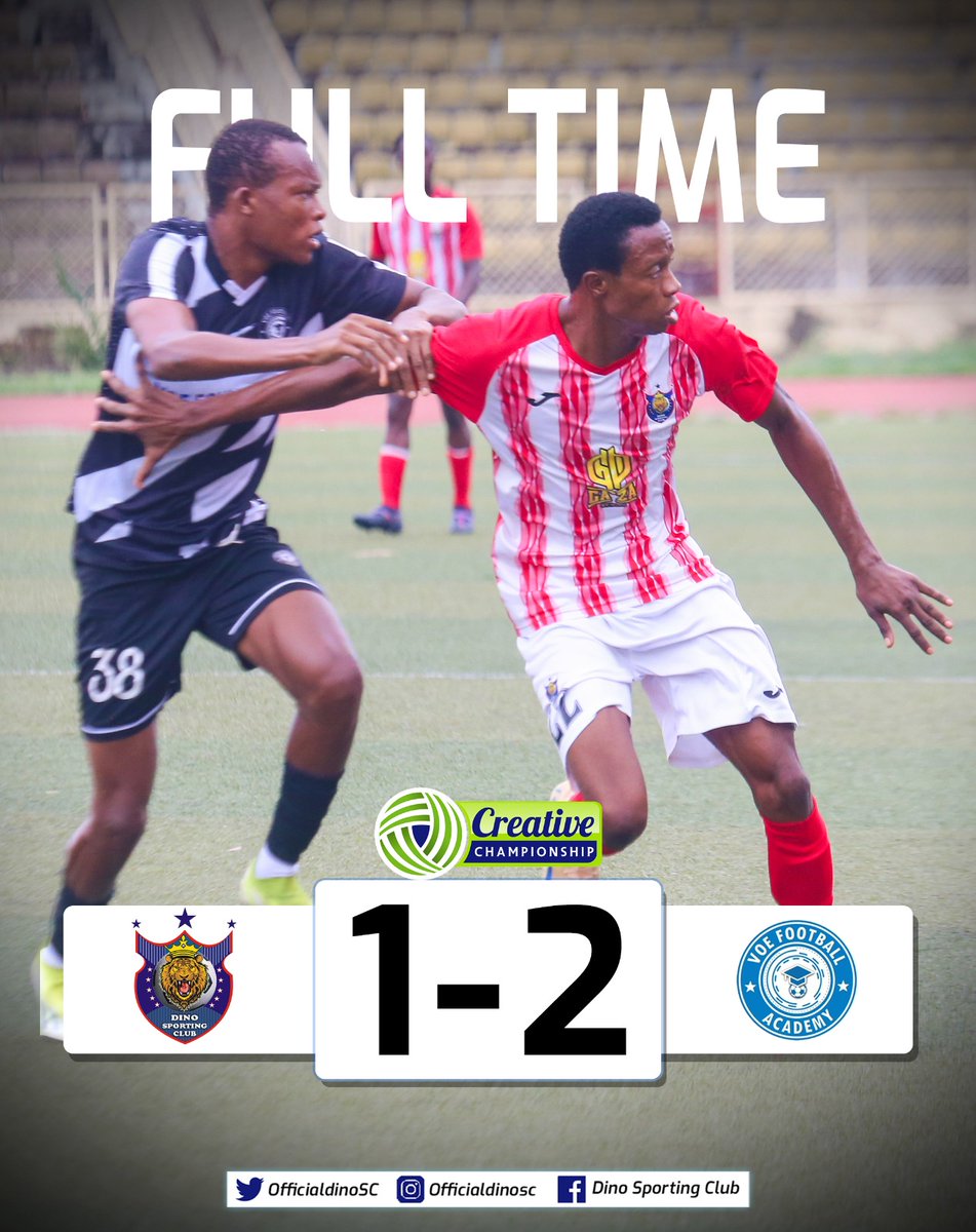 Defeat at home 

#dareformore #DSCVOE #TCCLeague26