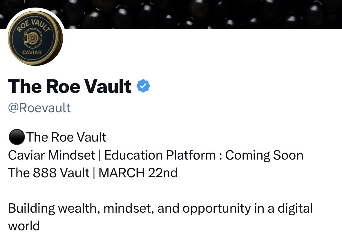 The Roe Vault tweet media