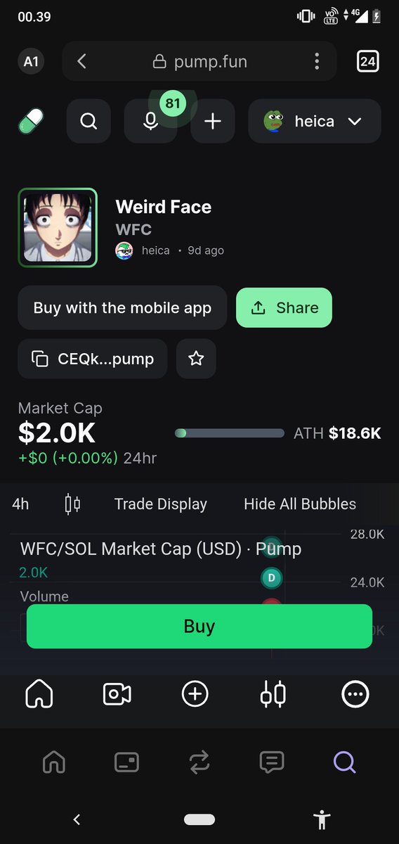 Fakius3's tweet photo. I told you next Meme $WFC
LETS PUMP💲🚀🚀

SC : CEQkKCL8vtaCbJzFmmbvh4dGvHDrXc3YHw329VEGpump

#SolanaGem #SolanaCrypto #memecoi https://t.co/ihWbdkrXqa