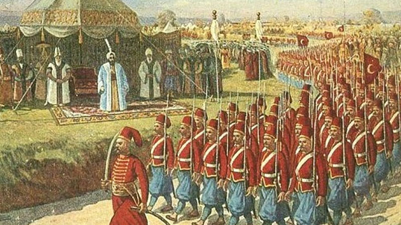 ☝️Geschichte: Wusstet Ihr schon?
Alle paar Jahre entführten die muslimischen Türken (Osmanen) christliche Jungen aus ihren Familien auf dem Balkan und in Griechenland.
Sie zwangen sie, zum Islam zu konvertieren und machten sie zu Janitscharen, der Elitetruppe, die weitere