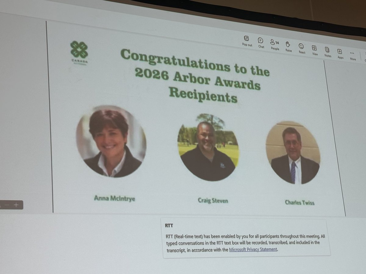 SenatorRobBlack's tweet photo. I was pleased to attend the 4-H Volunteer Conference yesterday in Brampton to acknowledge and congratulate @wellingtncounty 4-H leader Charlie Twiss, who received a 2026 @4HOntario Arbor Award. He was one of three across the province to receive this very prestigious 4-H volunteer award this year. Congratulations also to Anna McIntyre and Craig Steven who were presented with their Arbor awards in other areas of the province yesterday. Volunteer leaders are the heartbeat and lifeblood of the 4-H program. Thank you to all who get involved in this important youth development program, in Ontario and across Canada. @4HCanada
