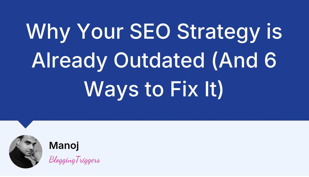 djkrieger's tweet image. Is your SEO strategy outdated? 🛑

 Discover 6 simple, untapped ways to fix your approach and drive massive organic traffic in 2026. 🚀📈

Read here: lttr.ai/ApZl9

#SEO2026 #OrganicTraffic #SEOTips @HeartofManoj