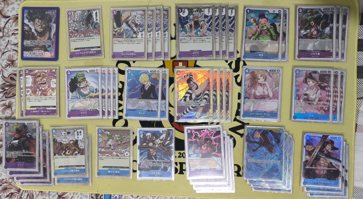 JMIBaltazar's tweet photo. GGH FLagship Finalist

Deck: UP Luffy

R1 vs PY Robin ⭕
R2 vs UY Nami ⭕
R3 vs BY Gecko Moria ⭕
R4 vs UY Nami ⭕ 
R5 vs BY Gecko Moria  ❌ @op06_021

have been playing for around 3 months and was blessed enough to go this far.

#ONEPIECE〜
#Dragonsplayhouse https://t.co/XGNz8PJKNr