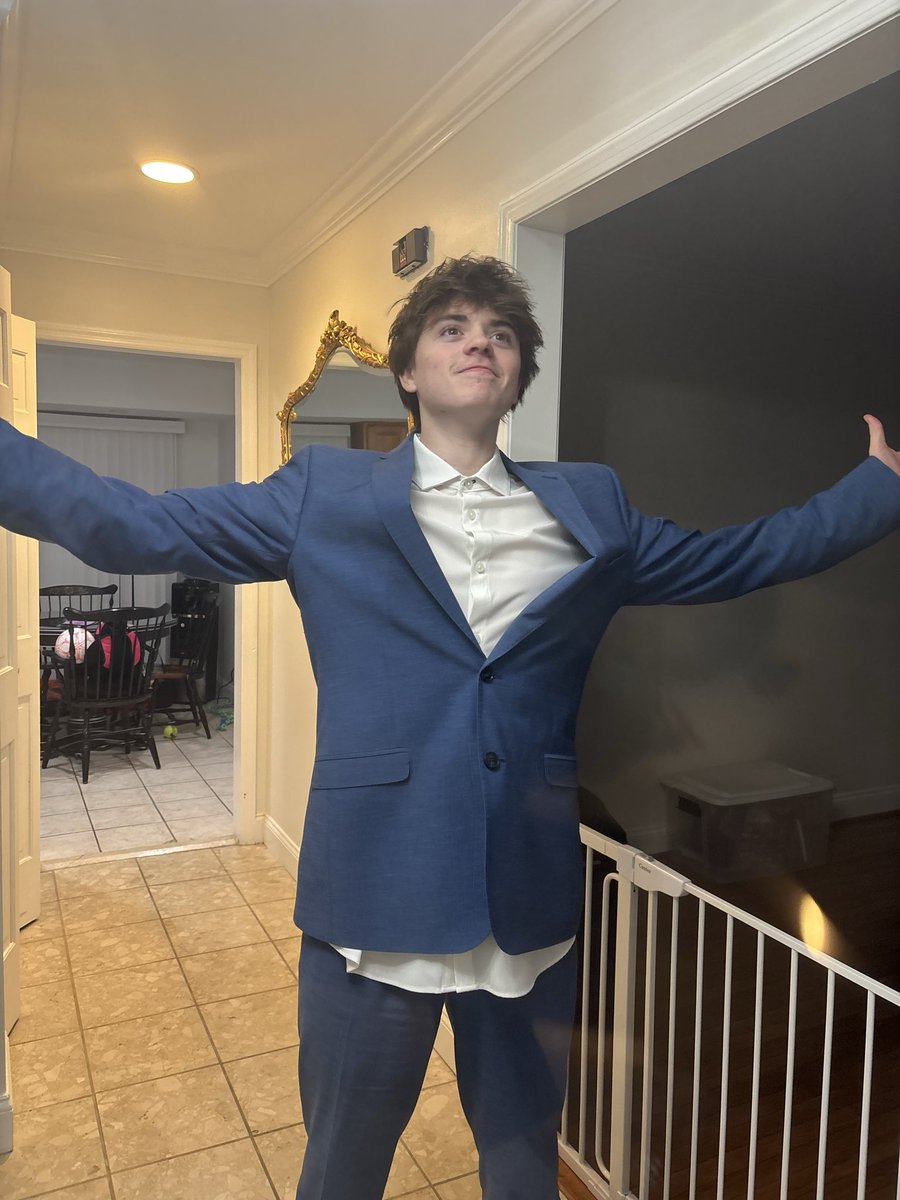 LucasAClark4's tweet photo. When your 14 can fit into your suits… https://t.co/6o9cTamOtu