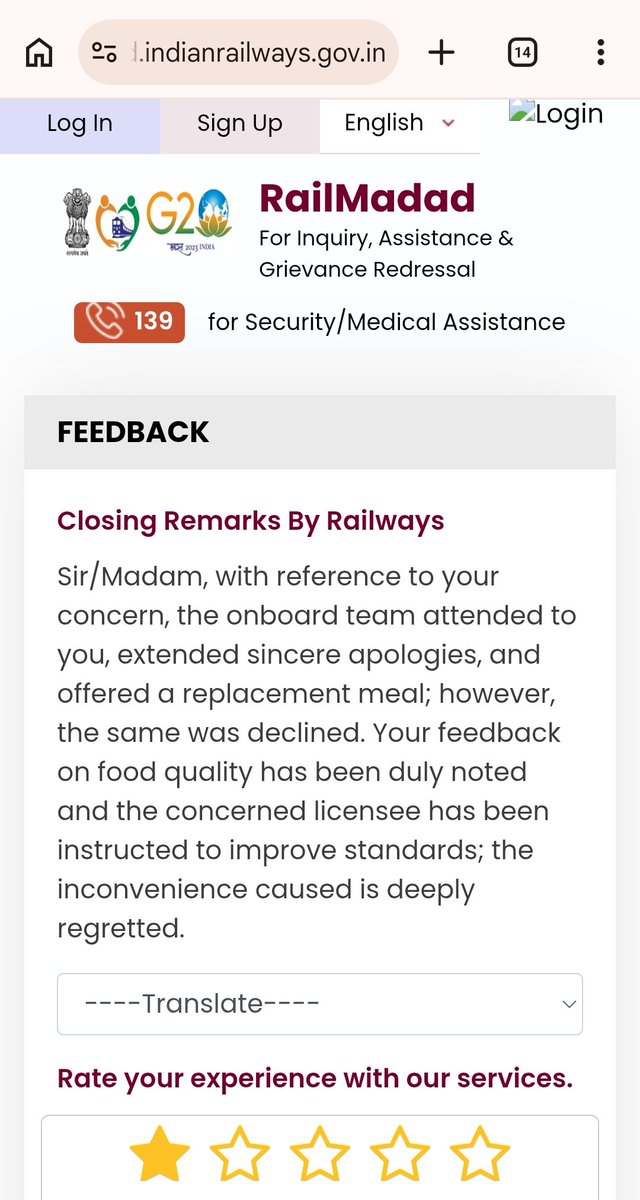 prasad__rjp's tweet photo. @IRCTCofficial Don't you think an apology is not enough? If the food served in a premium train like Rajdhani Express is of such poor quality, then who should the passengers complain to? https://t.co/pBn7bLXGmc
