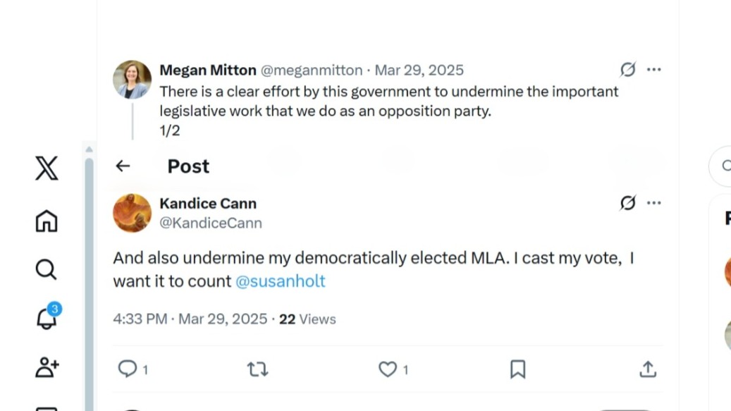 SarahWilliamsNB's tweet photo. @JimMcMurtry01 These two people are examples of why I do what I do in my small eastcoast university town.. Ms. Kandice Cann has been on the front desk as secretary at local Marshview Middle School for 15 years .. Megan Mitton has been the Green MLA of Tantramar since 2018. #ResistProgressives https://t.co/cDx7BEGQ5S