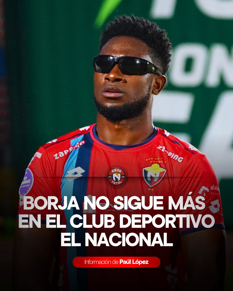 🚨𝐀𝐓𝐄𝐍𝐂𝐈𝐎́𝐍🚨| Jonathan Borja no continuaría en Club Deportivo El Nacional para la temporada 2026. El mediocampista ecuatoriano tendría su futuro en Bolivia.

🔹<a href="/PaulLopezEc/">Paúl López Encalada 🖋️</a> 

#ElNacional2026