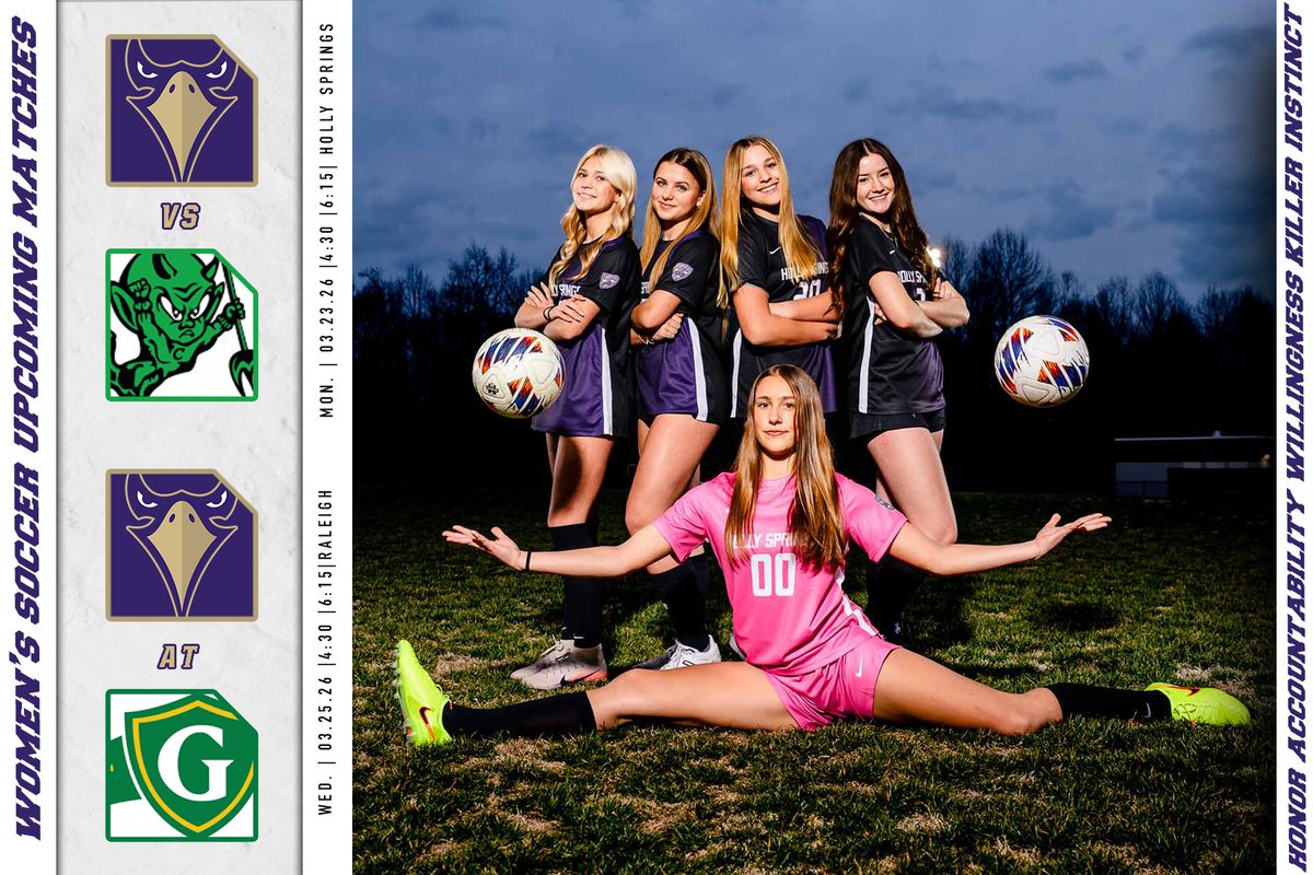HSpringsSoccer's tweet photo. The Week Ahead: With conference play beginning this week the Hawks look to win their 5th straight Conference Championship. #WingsUp #HawkDNA #StriveForFive https://t.co/ZqA0S9xNL3