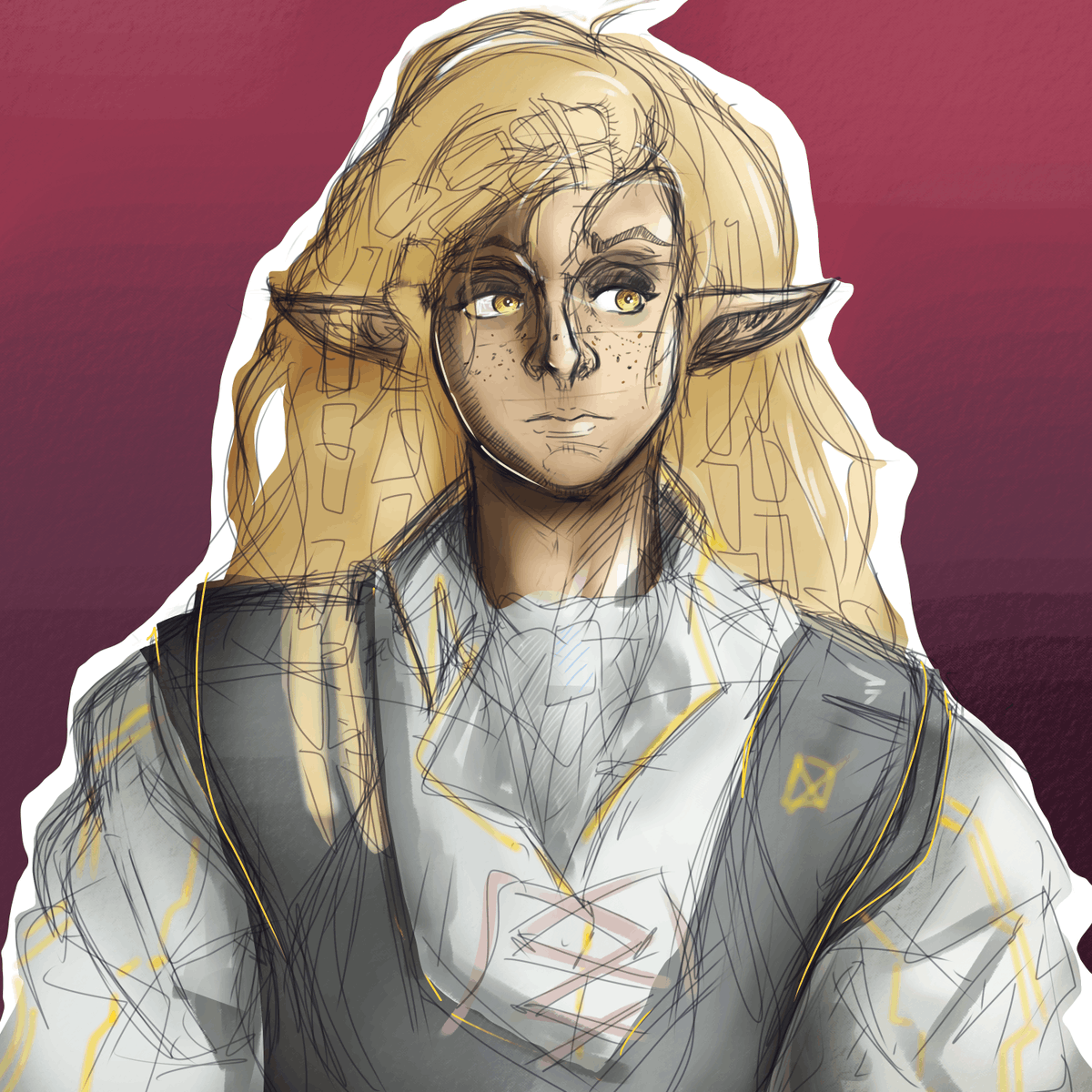 Caper2975's tweet image. A mix of different elf and robot characters.

#DigitalArt #OCart #RobotOC #ElfOC #DnDCharacterArt