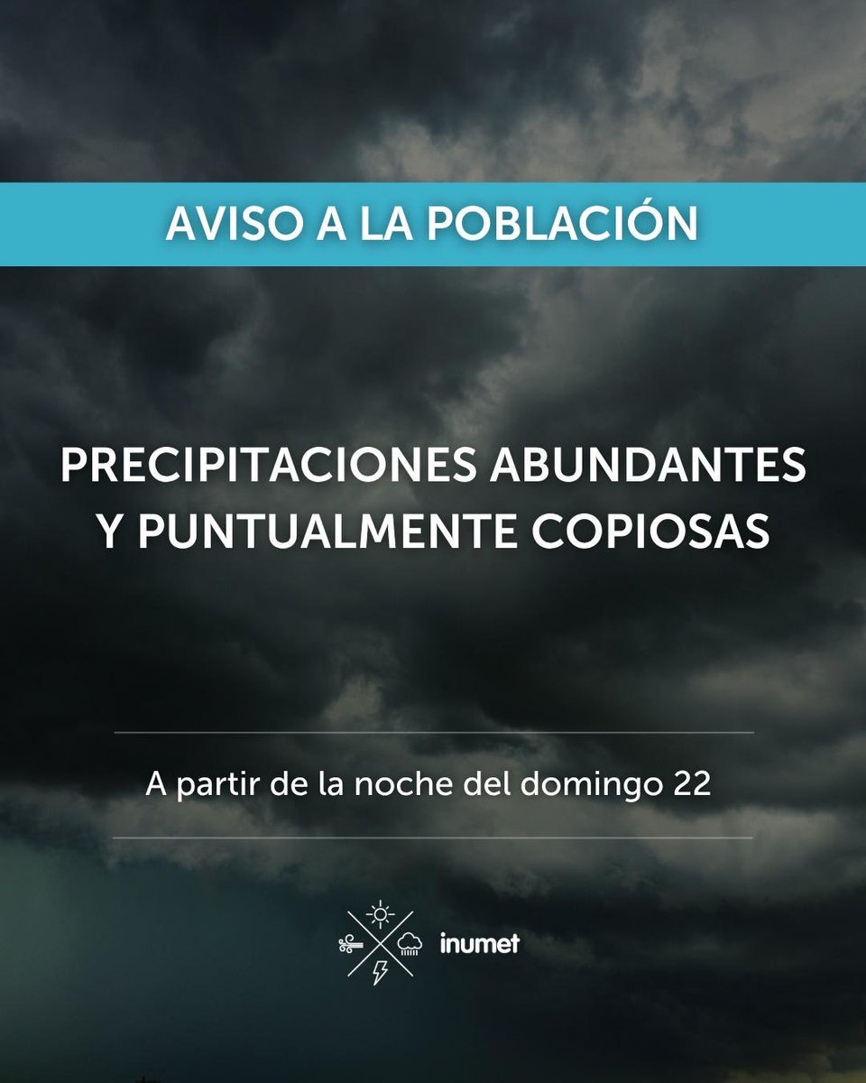 Instituto Uruguayo de Meteorología tweet media