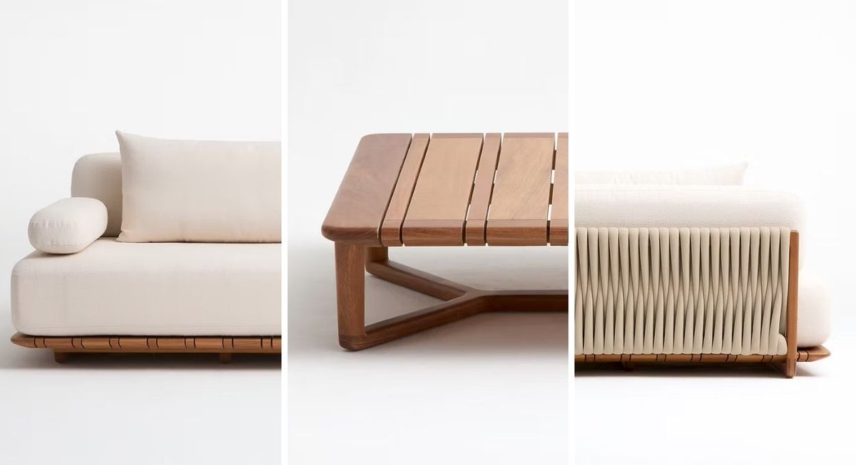 enfeitedecora's tweet image. Com sofá modular e mesas auxiliares pensados para se adaptar ao cotidiano, a linha criada por Daniela Ferro celebra a organicidade, o ritmo e a identidade do design brasileiro contemporâneo.

Release completo: go.enfeitedecora.com/leUtdm

#decoracao #moveis #sofamodular #mesa