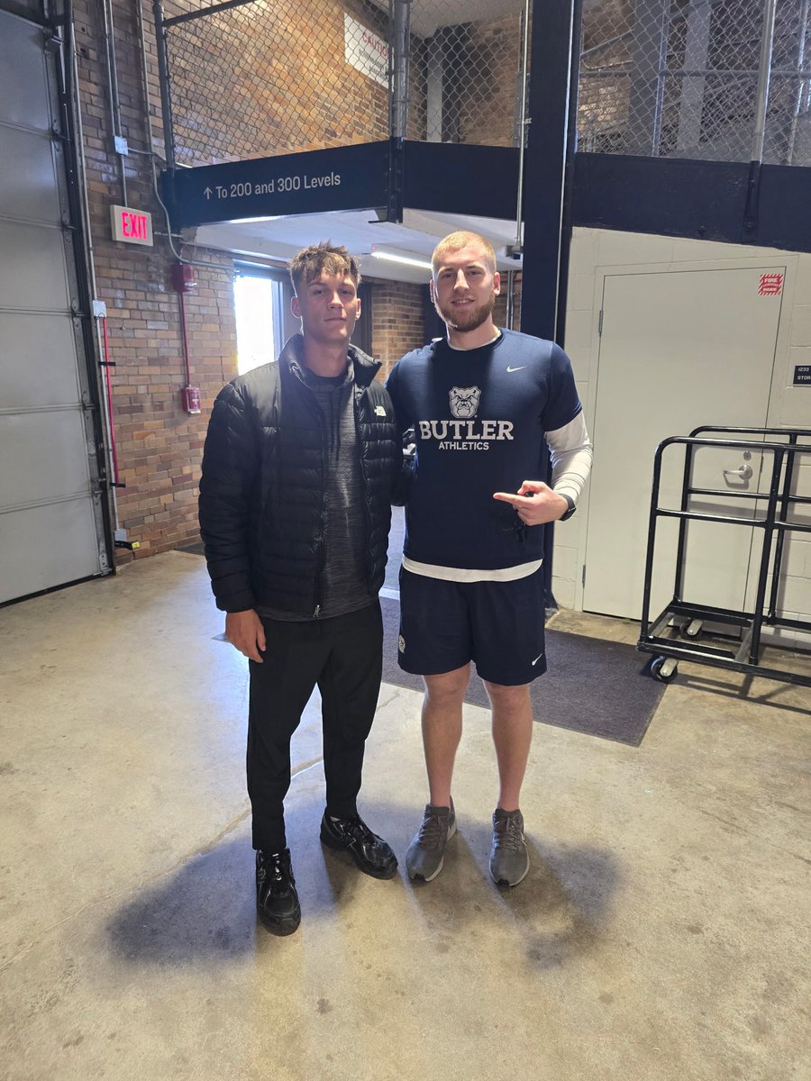 EvanSandfoss1's tweet photo. Had a great visit at @ButlerUFootball thank you to @CoachCos16 for the invite!
@CoachSchott_BU @McNRocketFtball @McNickCoachO @AustinSchaffer2 @IndianaNsr @qbcoachaiken https://t.co/JJkRZgqmjo