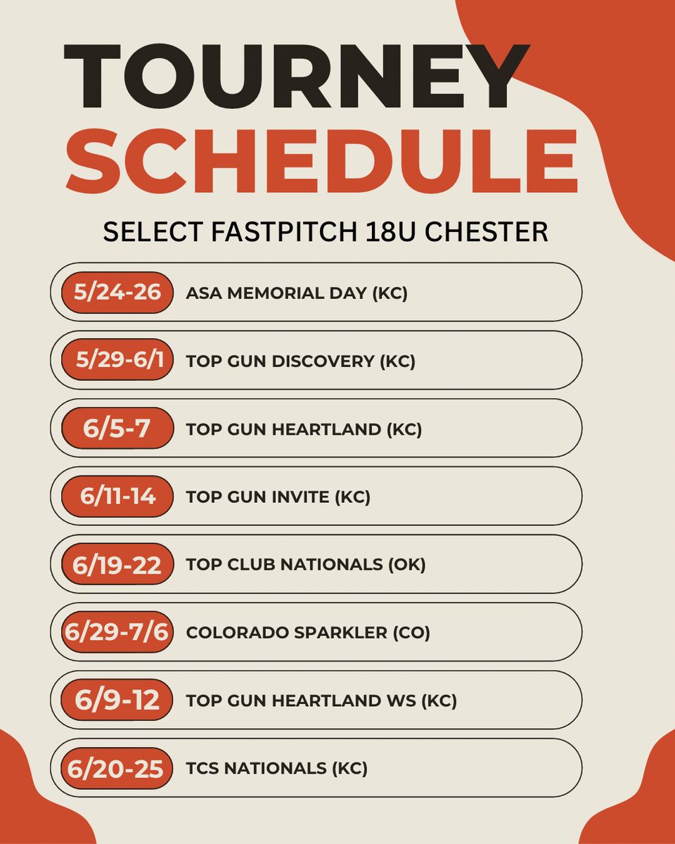 libbyjoy0306's tweet photo. Getting ready for the upcoming season and can’t wait to play with my teammates again! Here’s our schedule for the season.
@IHartFastpitch @SoftballDown @TopPreps @SBRRetweets @CoastRecruits @LegacyLegendsS1 @jchester_12 @CRCollinsJr https://t.co/BKQL1UOivn