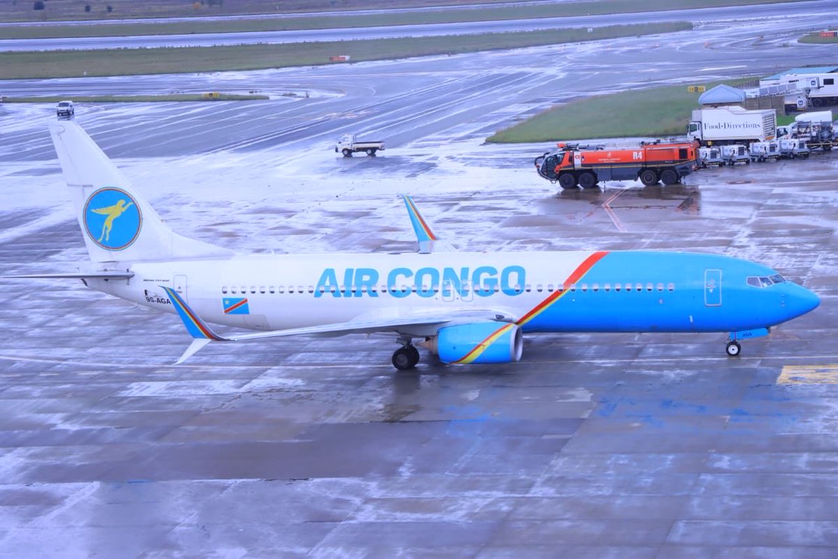 Airports_ZA's tweet photo. A warm welcome to Air Congo as they arrive at O.R. Tambo International Airport for their inaugural flight ✈️🇨🇩

Guided by their vision, “L’espoir de l’Afrique” (Hope for Africa), this milestone strengthens connectivity between South Africa and the Democratic Republic of Congo, supporting greater opportunities for travel, trade and tourism across the region.

We look forward to a strong and successful partnership.

#ACSA #ORTamboInternationalAirport #AirCongo #InauguralFlight #AfricaConnect