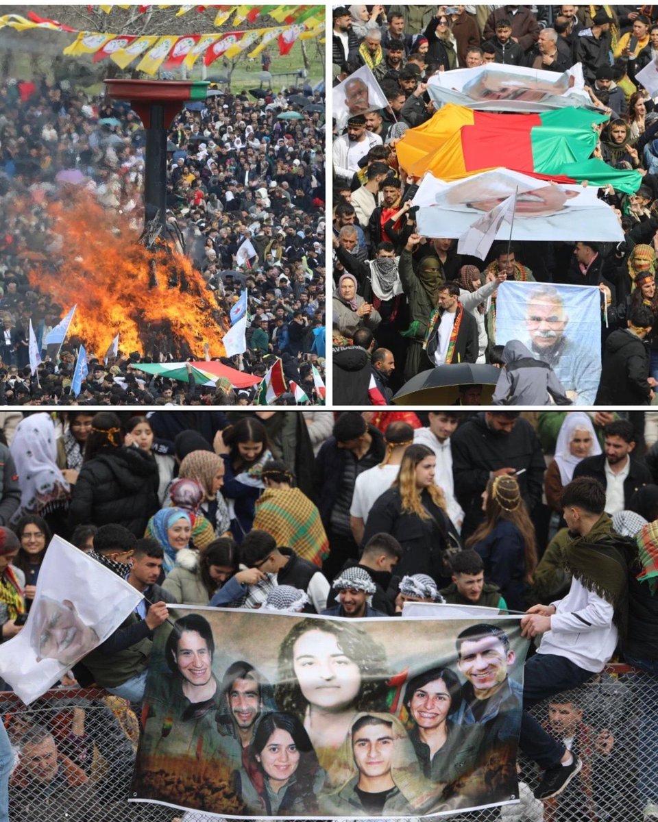 Bursa’da, İstanbul’da, Başkent Ankara’da ve yurdun dört bir yanında kürdistan bayrakları eşliğinde terörist başı apo için sloganlar atıldı.

Metrolarda, meydanlarda ve hatta Anıtkabir’in yanıbaşında…

Emeği geçen herkes isimlerini tarihe kalın harflerle yazdırdılar.