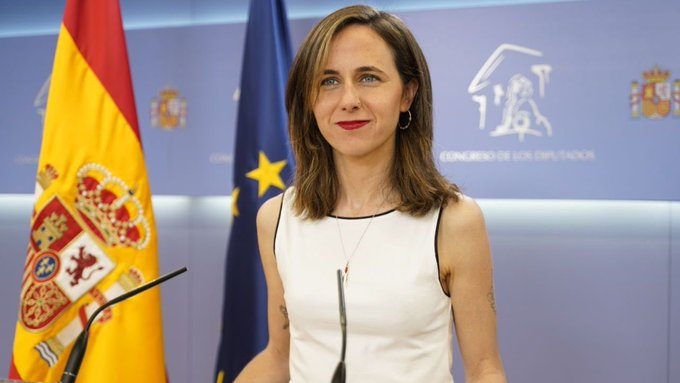 Forhalinton's tweet photo. La députée espagnole Ione Belarra :  « Si nous n’arrêtons pas Israël à temps, il fera subir au monde entier ce qu’il a déjà fait aux Palestiniens. » https://t.co/HzXAor532T
