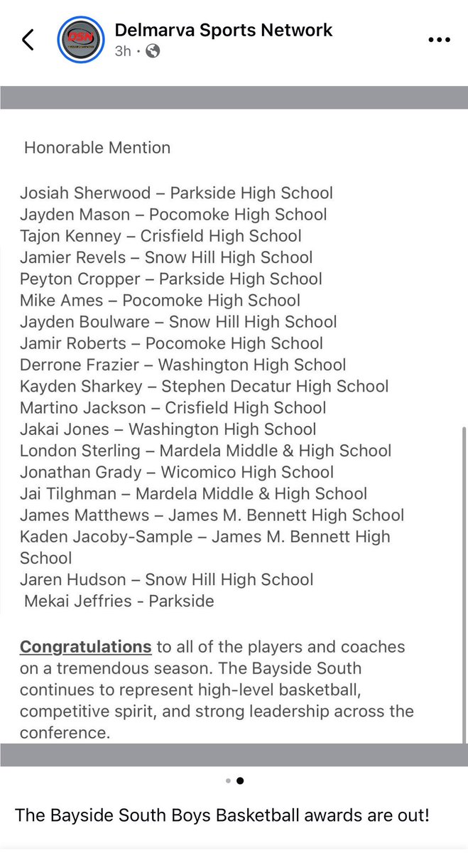 peytoncropper's tweet photo. Blessed to be named as an Honorable Mention this year. https://t.co/4AjWpsYsJP