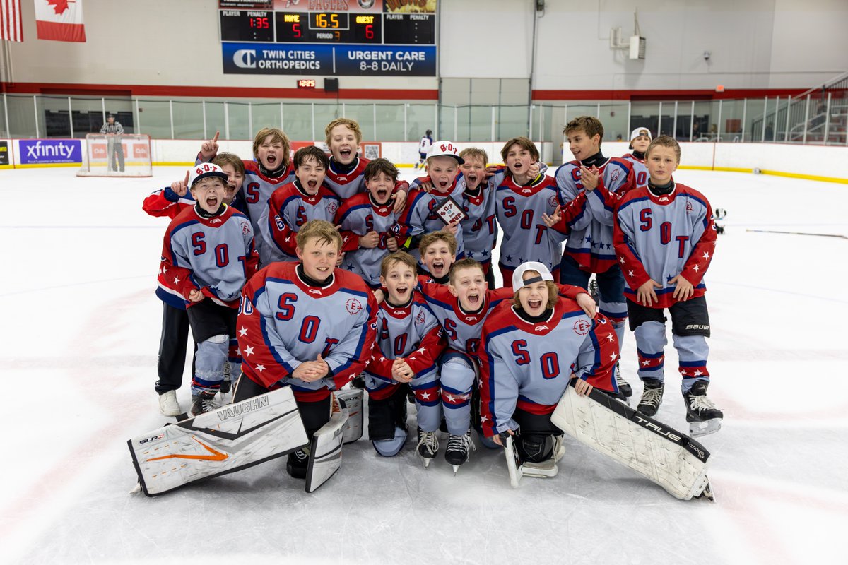 YouthHockeyHub's tweet photo. Stars of Tomorrow
2014 Boys Championship
East > West (6-5)
The East are your 2014 Boys Stars of Tomorrow CHAMPIONS!
#StarsofTomorrow https://t.co/fyGueKYj3j