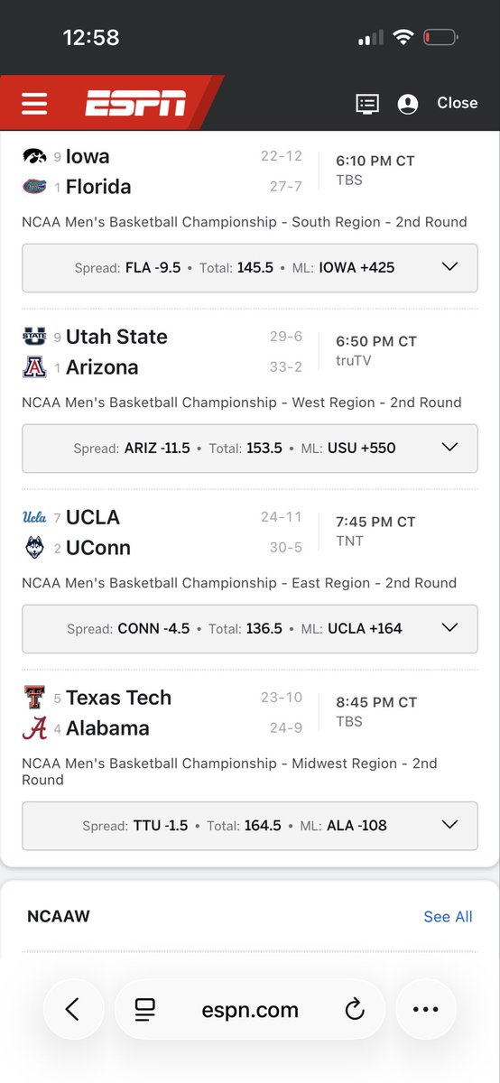 crypto_tyrus's tweet photo. @Playbook which games should I bet on today? https://t.co/71PeW9Y1YB