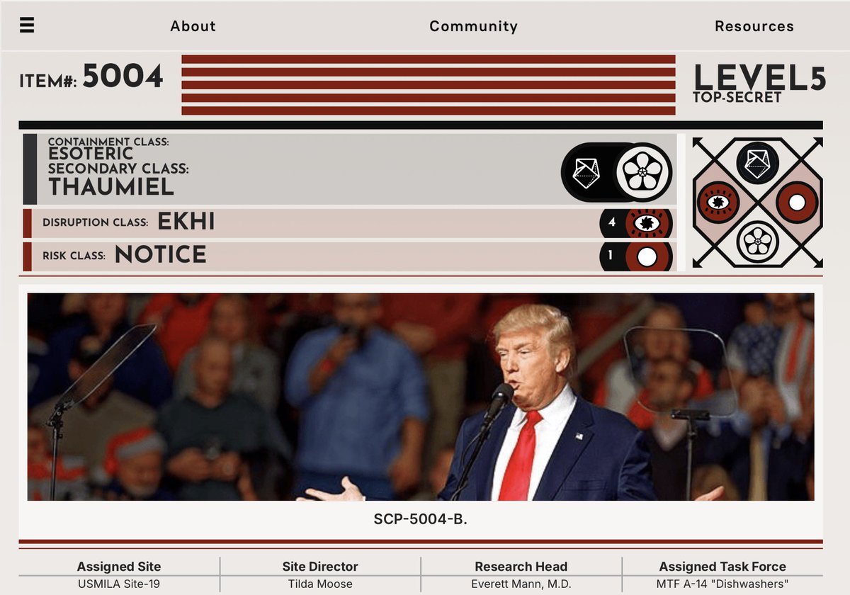 Dr. Theron Sherman 🖊️ (Site-42) tweet media