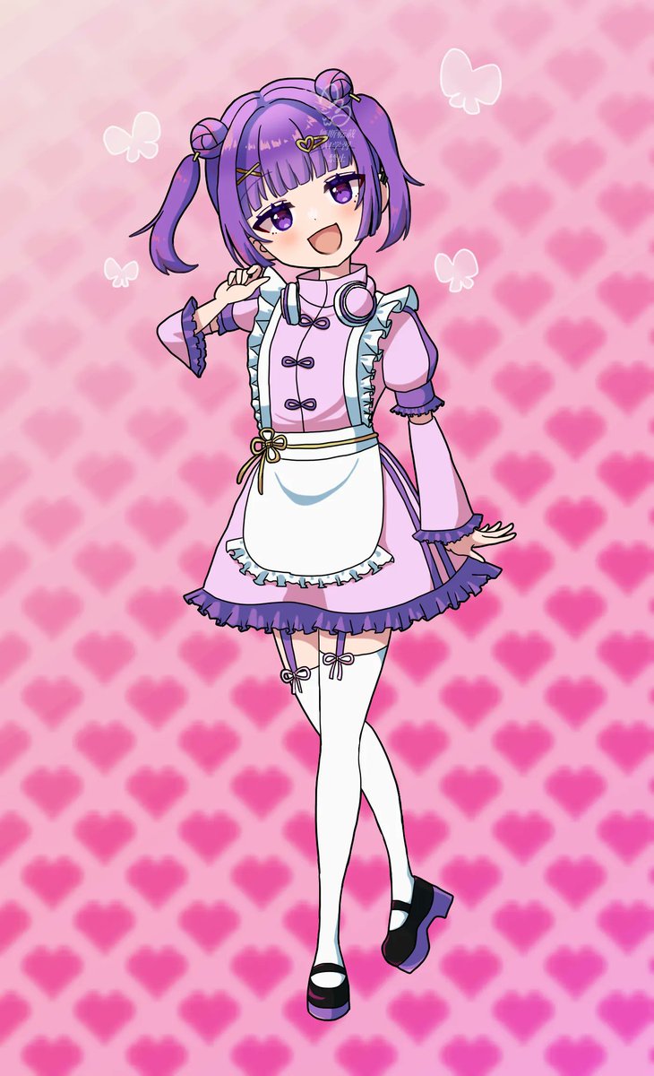 yurui_ilust's tweet photo. 【12.莉々/歌い手】
 おともだち歌い手の莉々さん(@TSUKIHA_RIRI)のFAです！
歌もMIXもめちゃめちゃうまい……！ https://t.co/bSJnmxrJtY