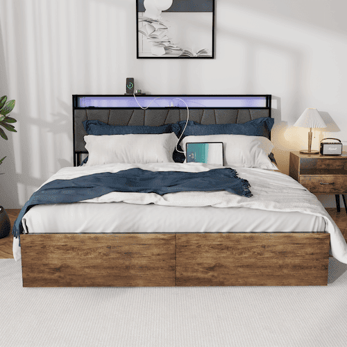 finehomedecors's tweet image. 🛏️ Smart comfort meets modern convenience.
Sleep better with built-in storage, charging, and a sleek LED touch.
Shop 👉 finehomedecors.com
#FineHomeDecors #BedFrame #SmartLiving #BedroomStyle #HomeUpgrade

finehomedecors.com/products/view/…