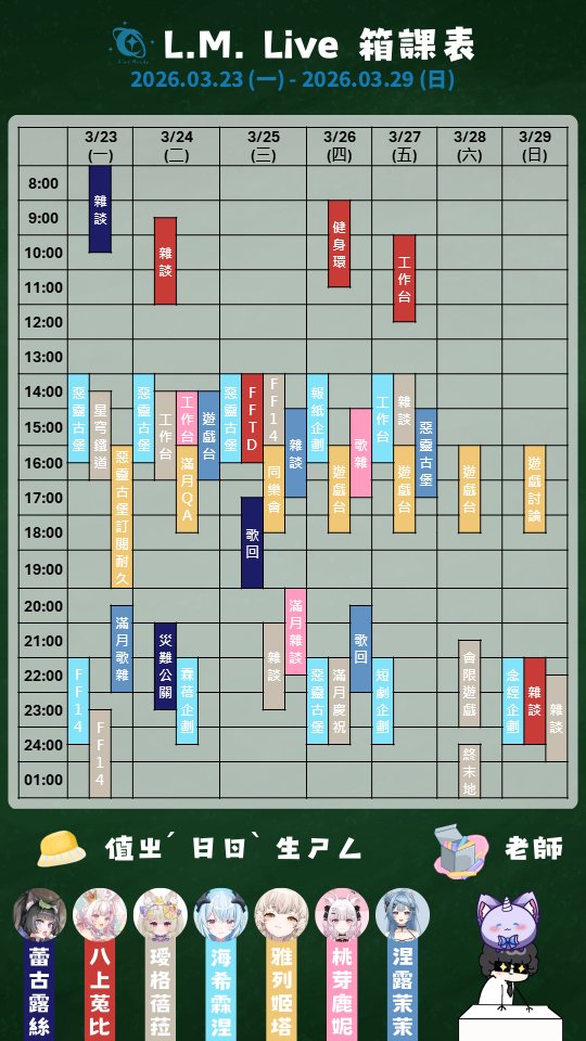 L.M. Live tweet media